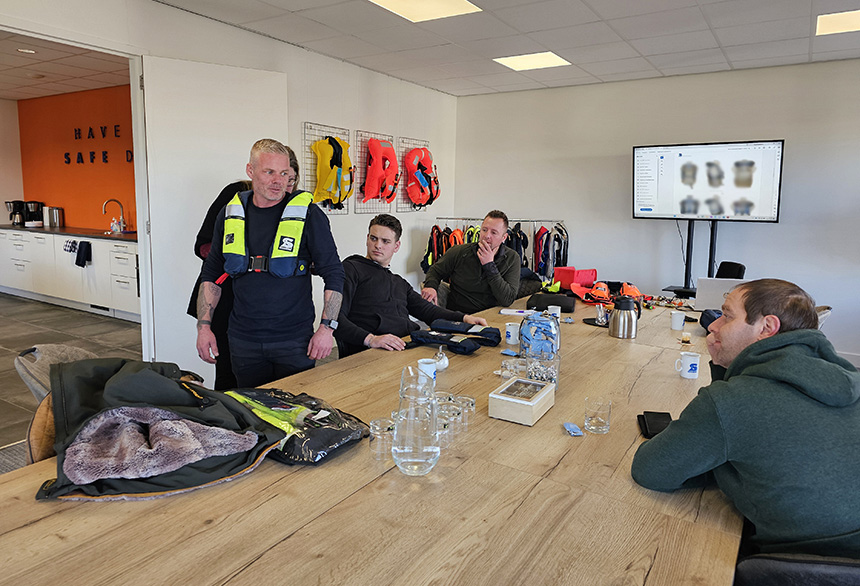 Reddingsvest veilig werken